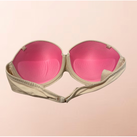 Women's Strapless PINK Victoria's Secret Bra 36C - Picture 2 of 3